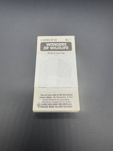 Brooke bond tea cards wonders - brooke,